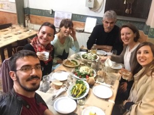 An amazing dinner with our collaborators Thomas and Elena at Thessaloniki, Greece
